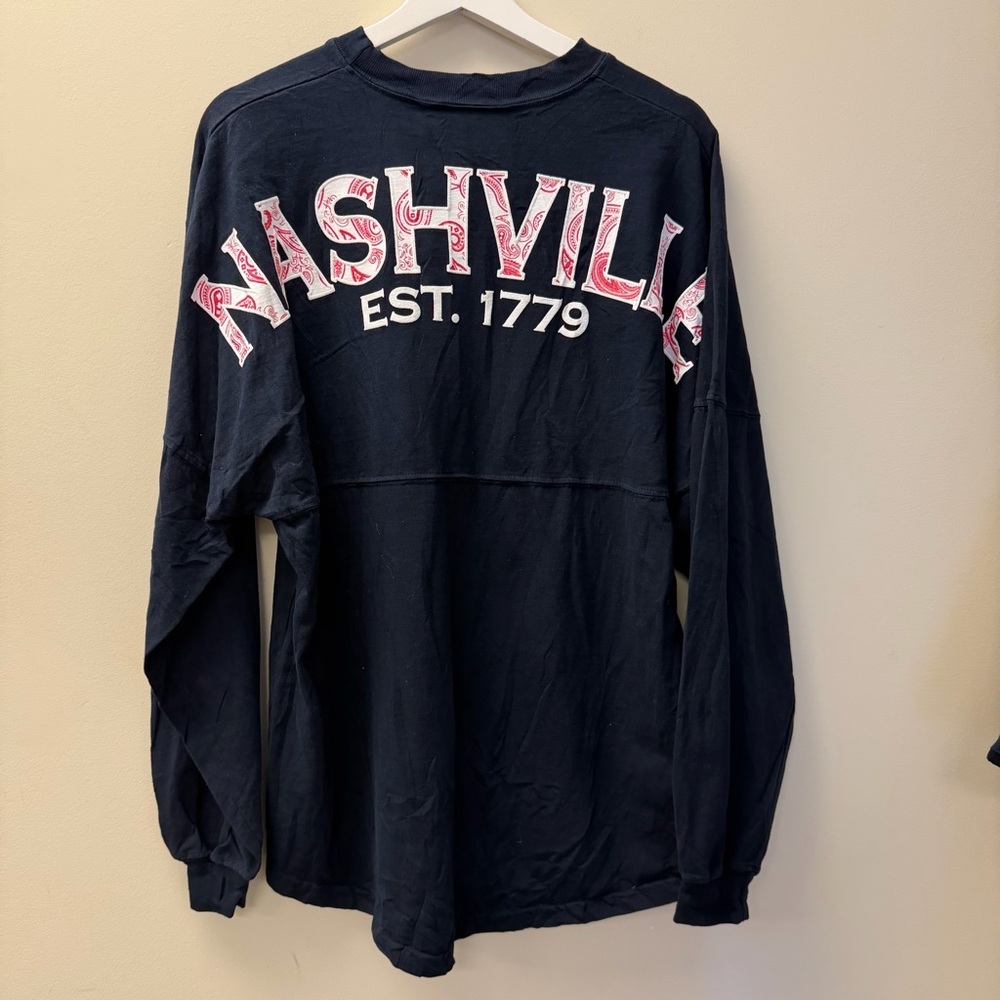 Nashville Women's Long Sleeve Tee - Black